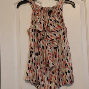 EUC New Directions Polka Dot sleeveless top size Small